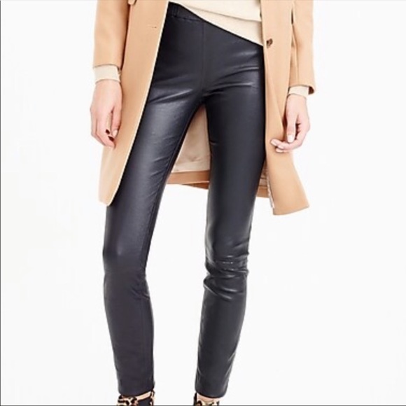 J. Crew Pants - J. Crew Collection Leather Leggings